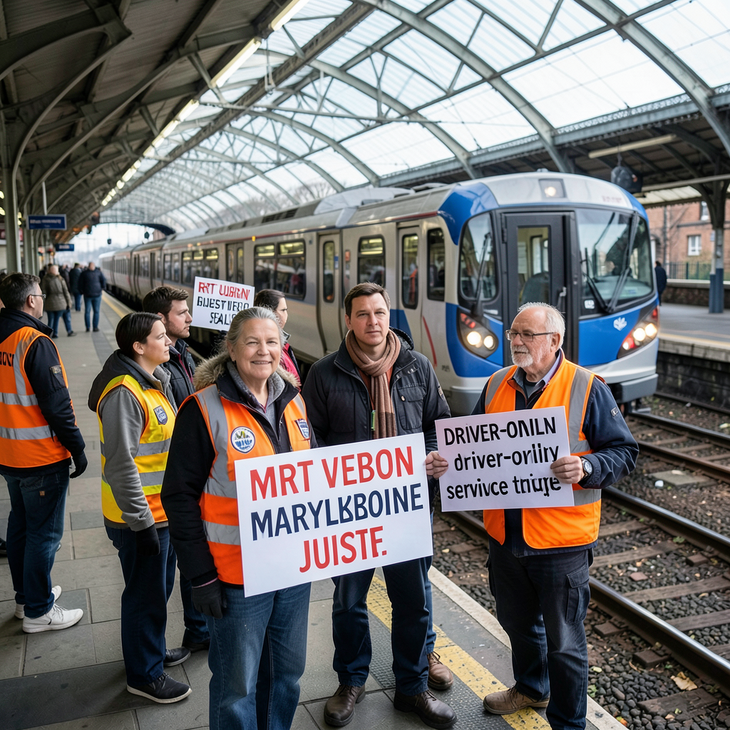 RMT to protest at Marylebone over driver-only train services row with Chiltern Railways